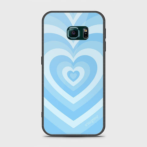 Samsung Galaxy S6 Edge Cover- O'Nation Heartbeat Series - HQ Ultra Shine Premium Infinity Glass Soft Silicon Borders Case