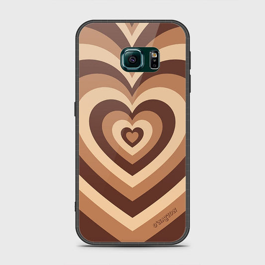 Samsung Galaxy S6 Edge Plus Cover- O'Nation Heartbeat Series - HQ Ultra Shine Premium Infinity Glass Soft Silicon Borders Case