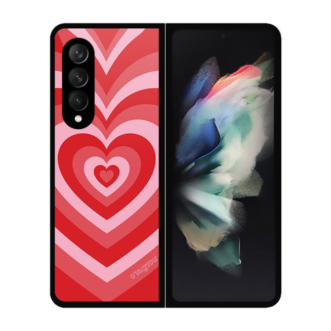 Samsung Galaxy Z Fold 3 5G Cover - O'Nation Heartbeat Series - HQ Premium Shine Durable Shatterproof Case - Soft Silicon Borders