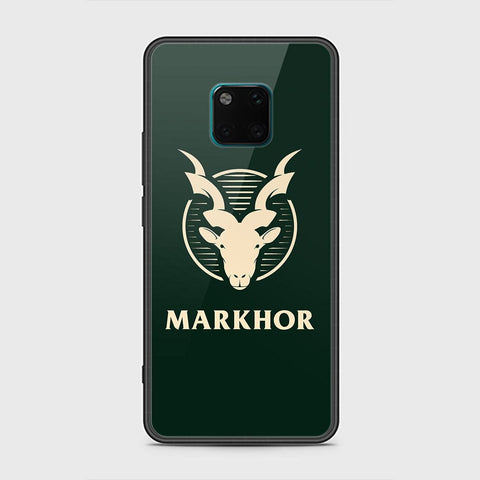 Huawei Mate 20 Pro Cover - Markhor Series - HQ Ultra Shine Premium Infinity Glass Soft Silicon Borders Case