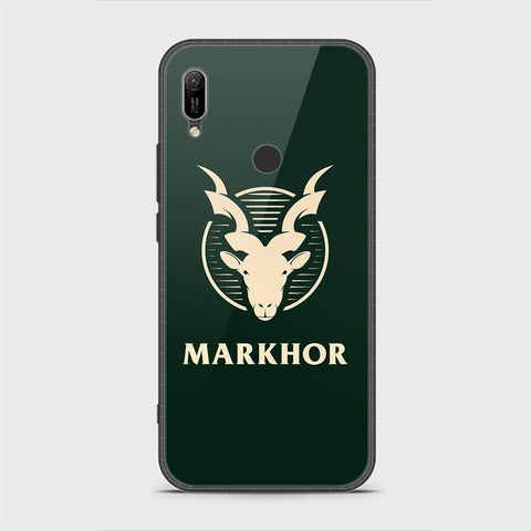 Huawei Y6 2019 / Y6 Prime 2019 Cover - Markhor Series - HQ Ultra Shine Premium Infinity Glass Soft Silicon Borders Case