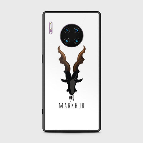 Huawei Mate 30 Pro Cover - Markhor Series - HQ Ultra Shine Premium Infinity Glass Soft Silicon Borders Case