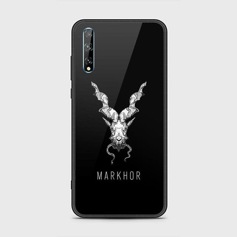 Huawei Y8p Cover - Markhor Series - HQ Ultra Shine Premium Infinity Glass Soft Silicon Borders Case