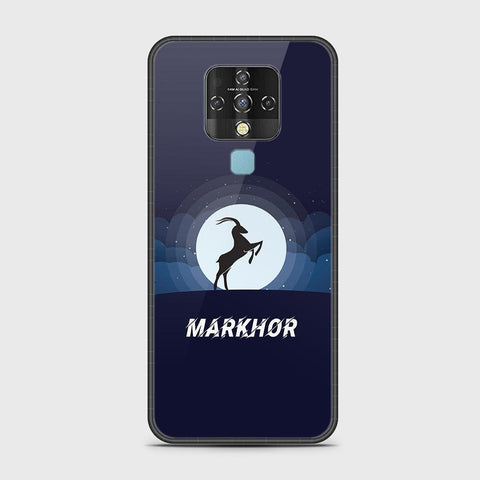 Tecno Camon 16 Cover - Markhor Series - HQ Ultra Shine Premium Infinity Glass Soft Silicon Borders Case