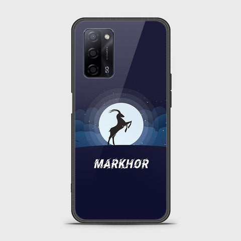 Oppo A55s Cover - Markhor Series - HQ Ultra Shine Premium Infinity Glass Soft Silicon Borders Case