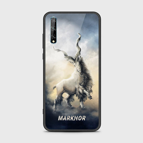 Huawei Y8p Cover - Markhor Series - HQ Ultra Shine Premium Infinity Glass Soft Silicon Borders Case
