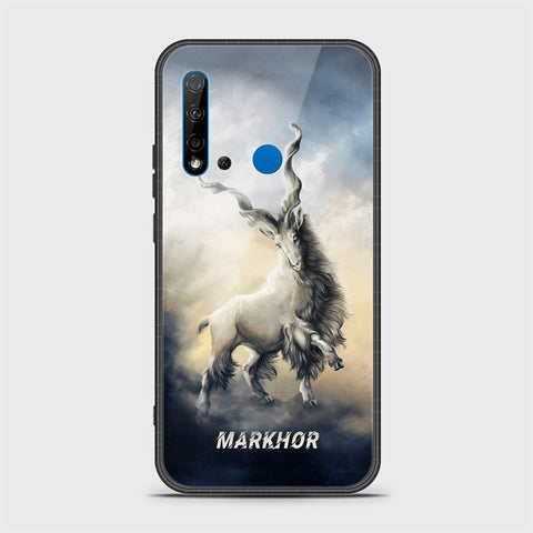 Huawi P20 Lite 2019 Cover - Markhor Series - HQ Ultra Shine Premium Infinity Glass Soft Silicon Borders Case