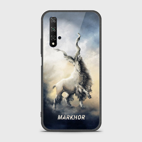 Honor 20 Cover - Markhor Series - HQ Ultra Shine Premium Infinity Glass Soft Silicon Borders Case