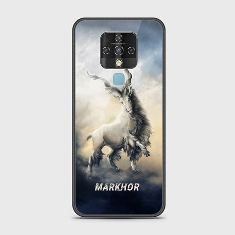 Tecno Camon 16 Cover - Markhor Series - HQ Ultra Shine Premium Infinity Glass Soft Silicon Borders Case