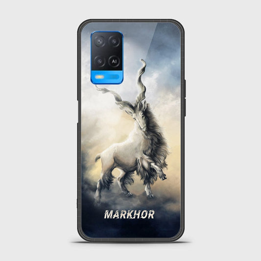 Oppo A54 4G Cover - Markhor Series - HQ Ultra Shine Premium Infinity Glass Soft Silicon Borders Case (Fast Delivery)