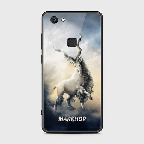 Vivo V7 Cover - Markhor Series - HQ Ultra Shine Premium Infinity Glass Soft Silicon Borders Case