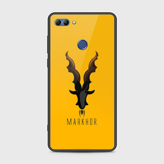 Huawei Y9 2018 Cover - Markhor Series - HQ Ultra Shine Premium Infinity Glass Soft Silicon Borders Case