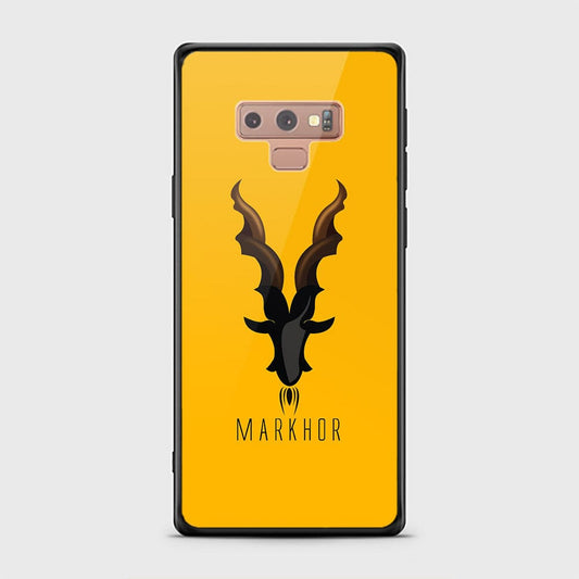 Samsung Galaxy Note 9 Cover - Markhor Series - HQ Ultra Shine Premium Infinity Glass Soft Silicon Borders Case (Fast Delivery) (H)