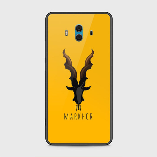 Huawei Mate 10 Cover - Markhor Series - HQ Ultra Shine Premium Infinity Glass Soft Silicon Borders Case