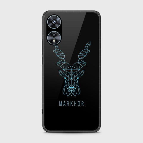 Oppo A78 4G Cover- Markhor Series - HQ Ultra Shine Premium Infinity Glass Soft Silicon Borders Case