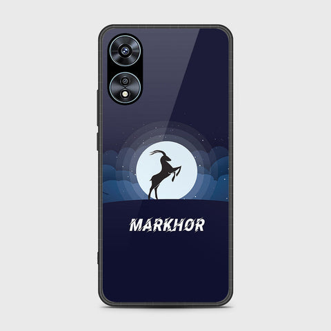 Oppo A78 4G Cover- Markhor Series - HQ Ultra Shine Premium Infinity Glass Soft Silicon Borders Case