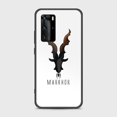 Huawei P40 Pro Cover- Markhor Series - HQ Ultra Shine Premium Infinity Glass Soft Silicon Borders Case