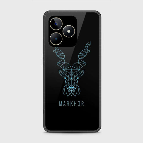 Realme Narzo N53 Cover- Markhor Series - HQ Ultra Shine Premium Infinity Glass Soft Silicon Borders Case