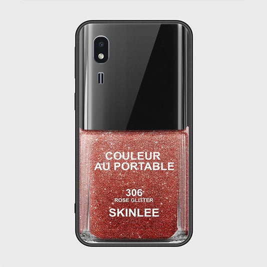 Samsung Galaxy A2 Core Cover - Couleur Au Portable Series - HQ Ultra Shine Premium Infinity Glass Soft Silicon Borders Case