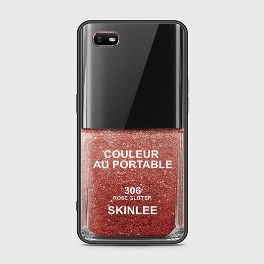 Oppo A1k Cover - Couleur Au Portable Series - HQ Ultra Shine Premium Infinity Glass Soft Silicon Borders Case