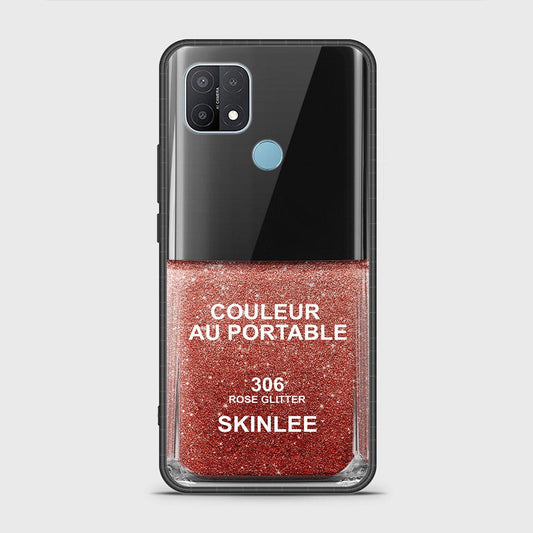 Oppo A15s Cover- Couleur Au Portable Series - HQ Ultra Shine Premium Infinity Glass Soft Silicon Borders Case