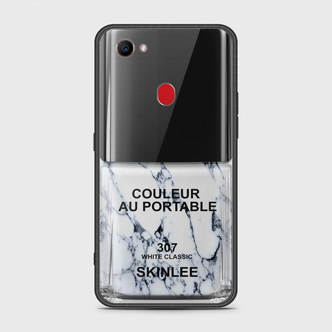 Oppo F7 Cover- Couleur Au Portable Series - HQ Ultra Shine Premium Infinity Glass Soft Silicon Borders Case
