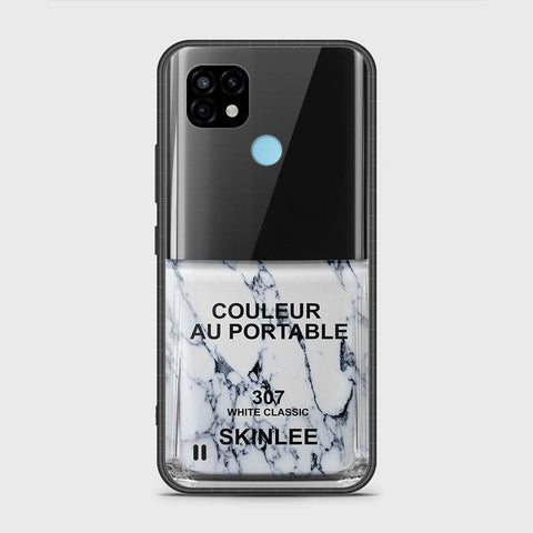Realme C21 Cover- Couleur Au Portable Series - HQ Ultra Shine Premium Infinity Glass Soft Silicon Borders Case