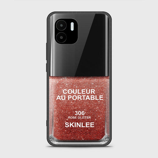 Xiaomi Redmi A1 Cover - Couleur Au Portable Series - HQ Ultra Shine Premium Infinity Glass Soft Silicon Borders Case