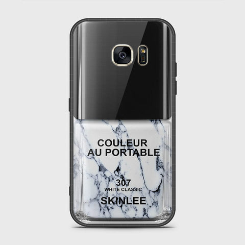 Samsung Galaxy S7 Cover- Couleur Au Portable Series - HQ Ultra Shine Premium Infinity Glass Soft Silicon Borders Case