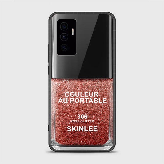 Vivo V23e Cover- Couleur Au Portable Series - HQ Ultra Shine Premium Infinity Glass Soft Silicon Borders Case