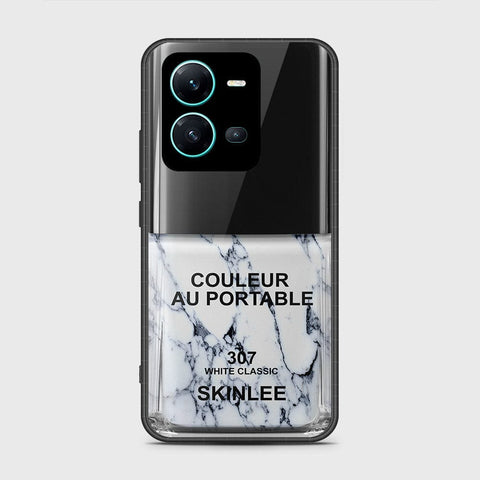 Vivo V25e Cover- Couleur Au Portable Series - HQ Ultra Shine Premium Infinity Glass Soft Silicon Borders Case