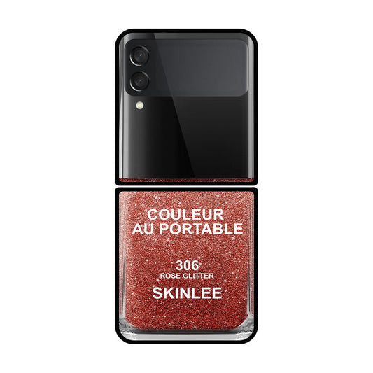 Samsung Galaxy Z Flip 3 5G Cover- Couleur Au Portable Series - HQ Premium Shine Durable Shatterproof Case