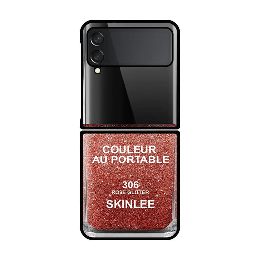 Samsung Galaxy Z Flip 4 5G Cover- Couleur Au Portable Series - HQ Premium Shine Durable Shatterproof Case - Soft Silicon Borders