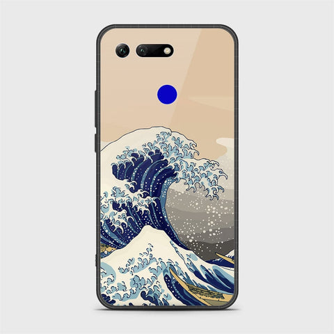 Huawei Honor View 20 Cover - Stellar Series - HQ Ultra Shine Premium Infinity Glass Soft Silicon Borders Case