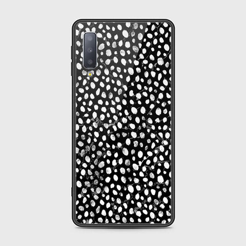 Samsung Galaxy A7 2018 Cover - Vanilla Dream Series - HQ Ultra Shine Premium Infinity Glass Soft Silicon Borders Case
