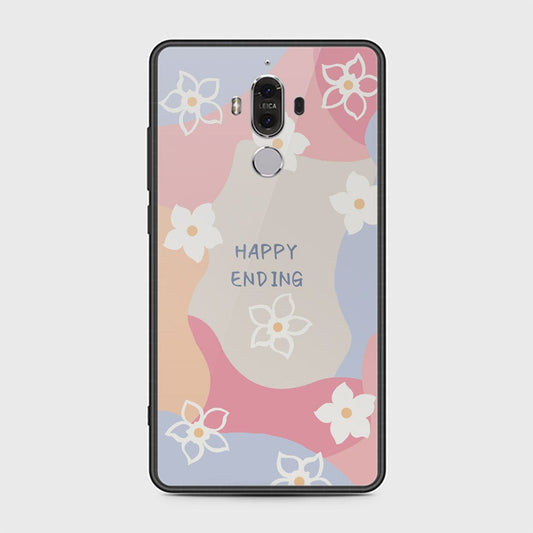 Huawei Mate 9 Cover - Happy Series - HQ Ultra Shine Premium Infinity Glass Soft Silicon Borders Case