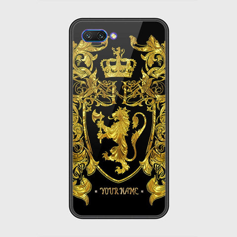 Huawei Honor 10 Cover - Gold Series - HQ Ultra Shine Premium Infinity Glass Soft Silicon Borders Case