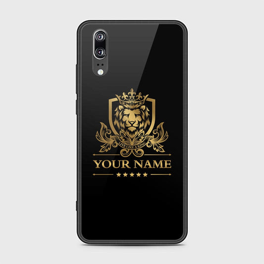 Huawei P20 Cover - Gold Series - HQ Ultra Shine Premium Infinity Glass Soft Silicon Borders Case