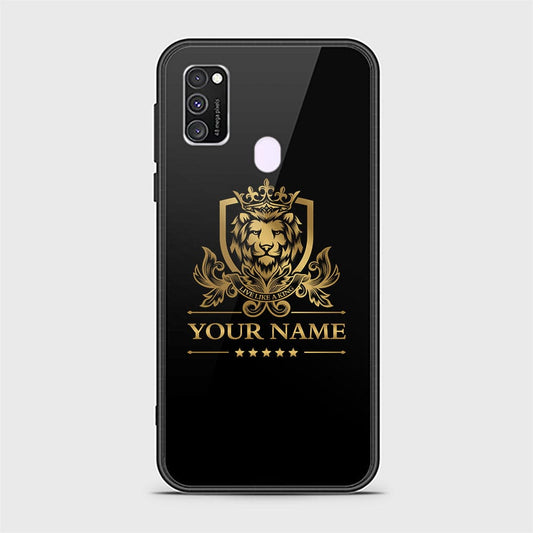 Samsung Galaxy M30s Cover - Gold Series - HQ Ultra Shine Premium Infinity Glass Soft Silicon Borders Case