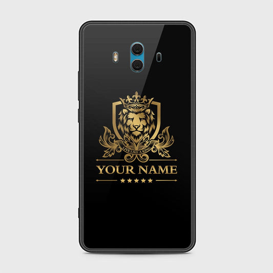 Huawei Mate 10 Cover - Gold Series - HQ Ultra Shine Premium Infinity Glass Soft Silicon Borders Case
