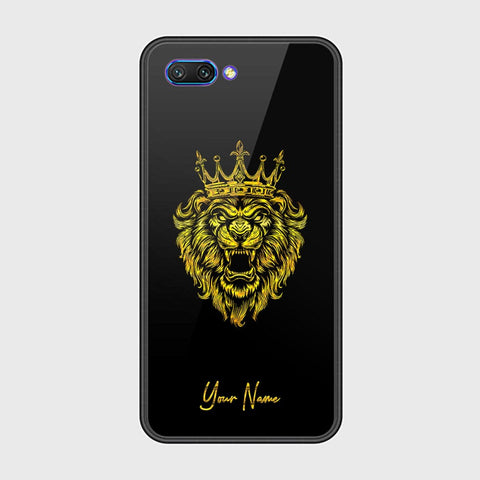 Huawei Honor 10 Cover - Gold Series - HQ Ultra Shine Premium Infinity Glass Soft Silicon Borders Case