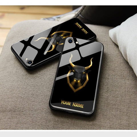 Realme 8 Cover - Gold Series - HQ Ultra Shine Premium Infinity Glass Soft Silicon Borders Case