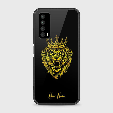 Huawei Y7a Cover- Gold Series - HQ Ultra Shine Premium Infinity Glass Soft Silicon Borders Case