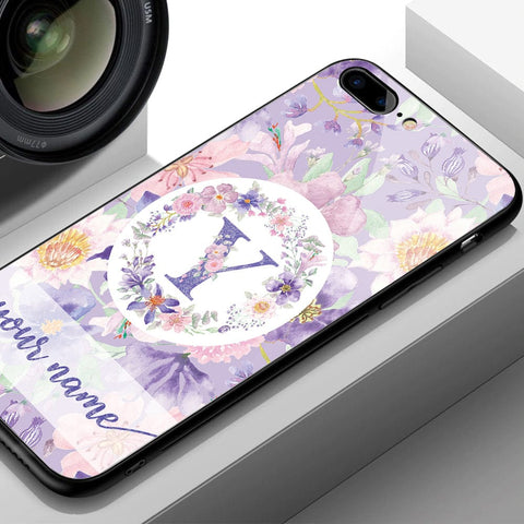 Huawei Y7p Cover - Personalized Alphabet Series - HQ Ultra Shine Premium Infinity Glass Soft Silicon Borders Case