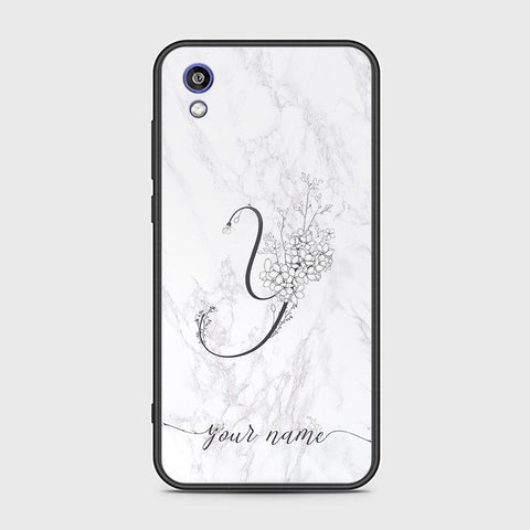 Huawei Honor 8S Cover - Personalized Alphabet Series Series - HQ Ultra Shine Premium Infinity Glass Soft Silicon Borders Case