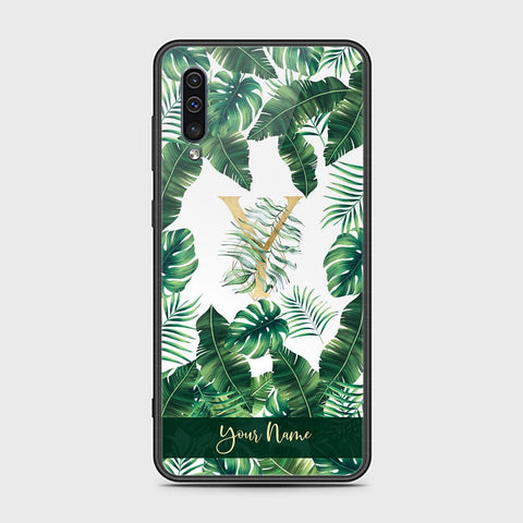 Samsung Galaxy A30s Cover - Personalized Alphabet Series - HQ Ultra Shine Premium Infinity Glass Soft Silicon Borders Case