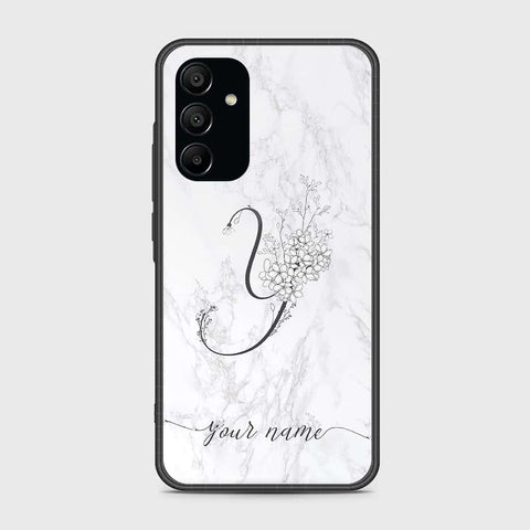 Samsung Galaxy A15 4G Cover- Personalized Alphabet Series - HQ Ultra Shine Premium Infinity Glass Soft Silicon Borders Case