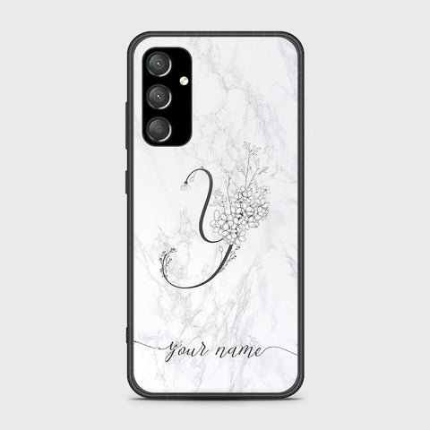 Samsung Galaxy A54 5G Cover- Personalized Alphabet Series - HQ Ultra Shine Premium Infinity Glass Soft Silicon Borders Case