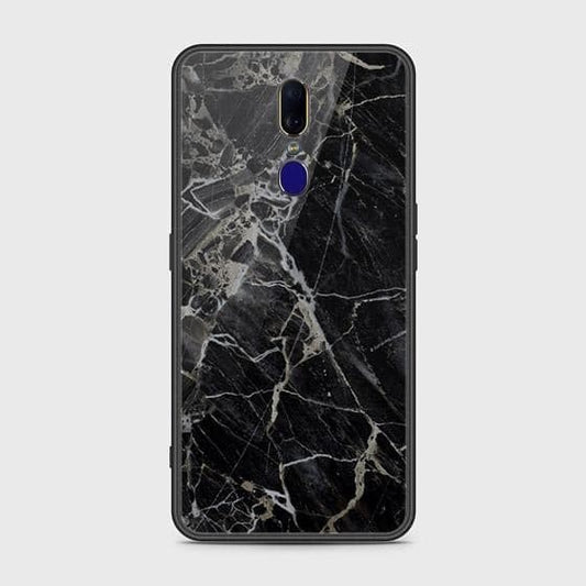 Oppo A9x Cover - Black Marble Series - HQ Ultra Shine Premium Infinity Glass Soft Silicon Borders Case