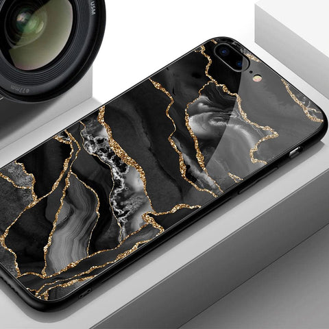 Samsung Galaxy A70 Cover - Black Marble Series - HQ Ultra Shine Premium Infinity Glass Soft Silicon Borders Case